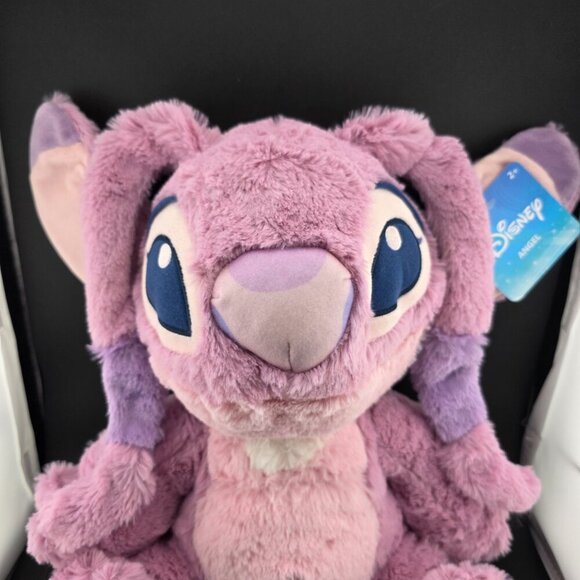 Disney Angel Plush Lilo & Stitch Pink Stuffed Toy 11" NWT Soft Cute Gift - Picture 4 of 10